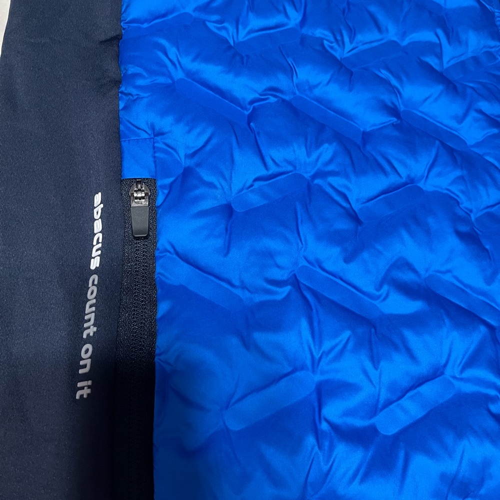 Abacus Grove Hybrid Vest Golf Quilted Full Zip Blue Black Men Size XXL - Picture 2 of 8